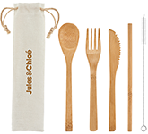 Pickering Bamboo Cutlery Sets branded with your logo