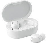 Environmentally friendly Rhythm TRS True Wireless Stereo Recycled Earbuds custom printed with your logo