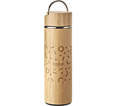 Promotional Amazon 400ml Bamboo Vacuum Flask With Tea Infuser with your logo at GoPromotional