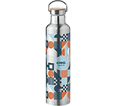 Washington 1 Litre Insulated Double Wall Vacuum Flasks with full colour print
