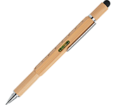 Branded Workshop Spirit Level Bamboo Stylus Pens with your logo at GoPromotional