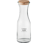 Piccadily Recycled Glass Carafe engraved with your logo