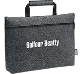 Printed promotional Montreal RPET Recycled 15" Felt Laptop Bags for corporate events at GoPromotional