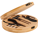 Laser engraved Cirencester Bamboo Tool Sets with your logo at GoPromotional
