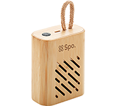 Promo Spruce Bamboo 3W Wireless Speakers for business promotions at GoPromotional