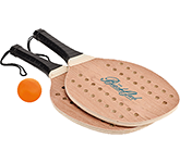 Branded Luxury Rosewood Beach Tennis Sets for outdoor promotions at GoPromotional