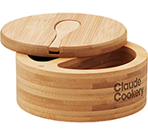 Darwin Bamboo Salt & Pepper Boxes laser engraved with your logo