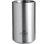 Laser engraved Paris Stainless Steel Bottle Coolers for corporate gifting at GoPromotional