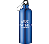 Scarsdale 750ml Aluminium Carabiner Water Bottles bespoke printed with your logo