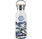 Full colour printed Metro 500ml Insulated Stainless Steel Vacuum Flasks with your design