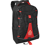 Customised Lucerne Travel Backpacks with your company logo for exhibition and trade show giveaways