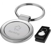 Custom Jakarta Round Metal Keyrings at GoPromotional for business promotions