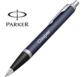 Parker IM Ballpoint Pens personalised with a company logos