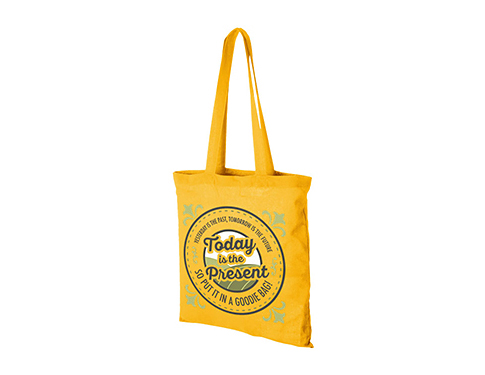 Madras Premium Cotton Tote Bags - Yellow