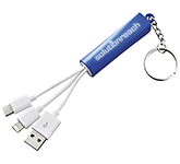Route 3-in-1 Keyring Charging Cables
