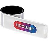 Small Reflective Slap Wrap Bands for government, councils and school promotions