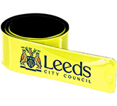 Large Reflective Slap Wrap Bands perfect for road safety campaigns in a range of colours