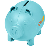 Promotional printed Babe Mini Piggy Banks in many colours at GoPromotional