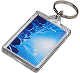 Custom Luken Reopenable Plastic Keyrings for leisure and tourism promotions at GoPromotional