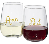 Antares Wine Glass Writing Set