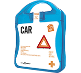Logo printed MyKit Car First Aid Survival Cases for motoring promotions at GoPromotional