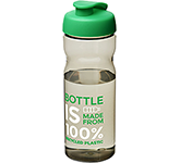 H20 Impact 650ml Flip Top Eco Water Bottle