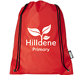 Branded Amazon Recycled Drawstring Bags in many colour options at GoPromotional