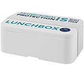 Printed Antimicrobial Pure Lunch Boxes for outdoor promotions at GoPromotional