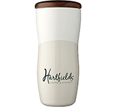Worcester 370ml Double Walled Ceramic Coffee Tumblers branded with your logo for executive promotions