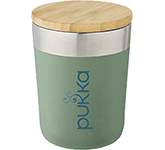 Branded Venice 300ml Copper Vacuum Insulated Stainless Steel Tumbler With Bamboo Lid featuring your logo at GoPromotional