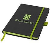 Company printed A5 Colour Sharp Notebooks for office promotions