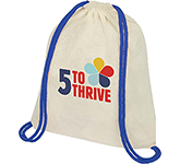 Mumbai Cotton Drawstring Bags for sustainable promotions