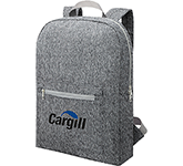 Branded Kodiak Heathered Recycled Backpack for promo events at GoPromotional