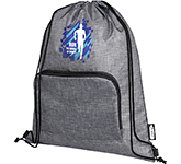 Personalised Adventurer Sports Recycled Foldable Drawstring Bag for outdoor promotions