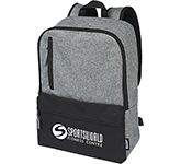 Personalised Maryland Reclaim GRS Recycled 15" Two Tone Laptop Backpacks with your design at GoPromotional