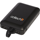 Custom printed Denver Wireless Power Banks With 3-in-1 Cable with your logo at GoPromotional