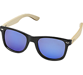 California RPET Bamboo Mirrored Polarised Sunglasses