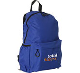 Logo printed eco-friendly Burbank Recycled Backpacks with your design at GoPromotional