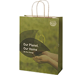 Personalised Stockley Agricultural Waste Twist Handled Paper Bags - Super Large