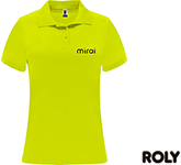 Roly Monzha Womens Technical Sport Polo branded with your logo