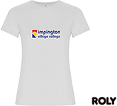 Eco-friendly Roly Golden Womens Organic Cotton T-Shirts personalised with your logo