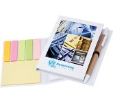 Partner Sticky Note Combi Pad & Flag Sets bespoke printed for event and conference giveaways at GoPromotional