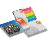 Full colour printed Harvard Hard Cover Sticky Note Sets at GoPromotional