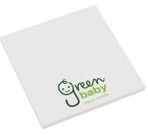 Recycled 75 x 75mm Sticky Notes logo branded for sustainable promotions