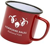 Printed promotional Peak Enamel 568ml Camping Mugs in many colours at GoPromotional