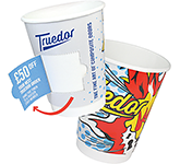 Double Walled Coupon Paper Cup - Full Colour - 230ml