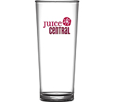284ml Reusable Polycarbonate Hiball Half Pint Glass with your logo custom printed at GoPromotional