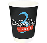 Enviro Recyclable Double Walled Paper Cup - Full Colour - 340ml