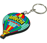 Personalised 2D Soft Flexible PVC Keyrings - 70 mm at Gopromotional with your logo