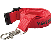 Promotional 15mm Flat Polyester Lanyards at GoPromotional
